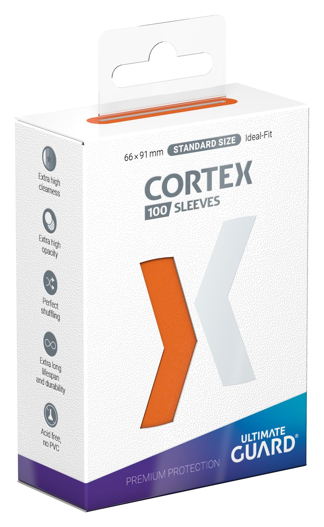 Ultimate Guard Cortex Sleeves Japanese Size Orange (60)