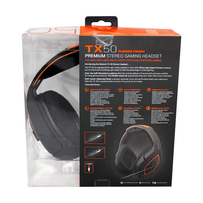 Gioteck - TX50 Stereo Gaming & Go Headset (Black) /Xbox One