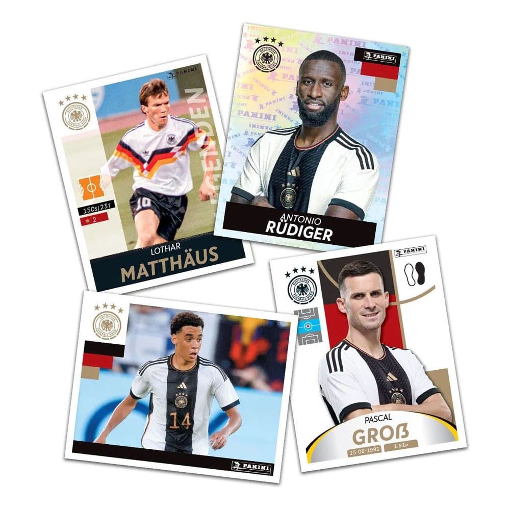 DFB Deutschland 2024 die Besten aus Europa Sticker Collection Display 50 German