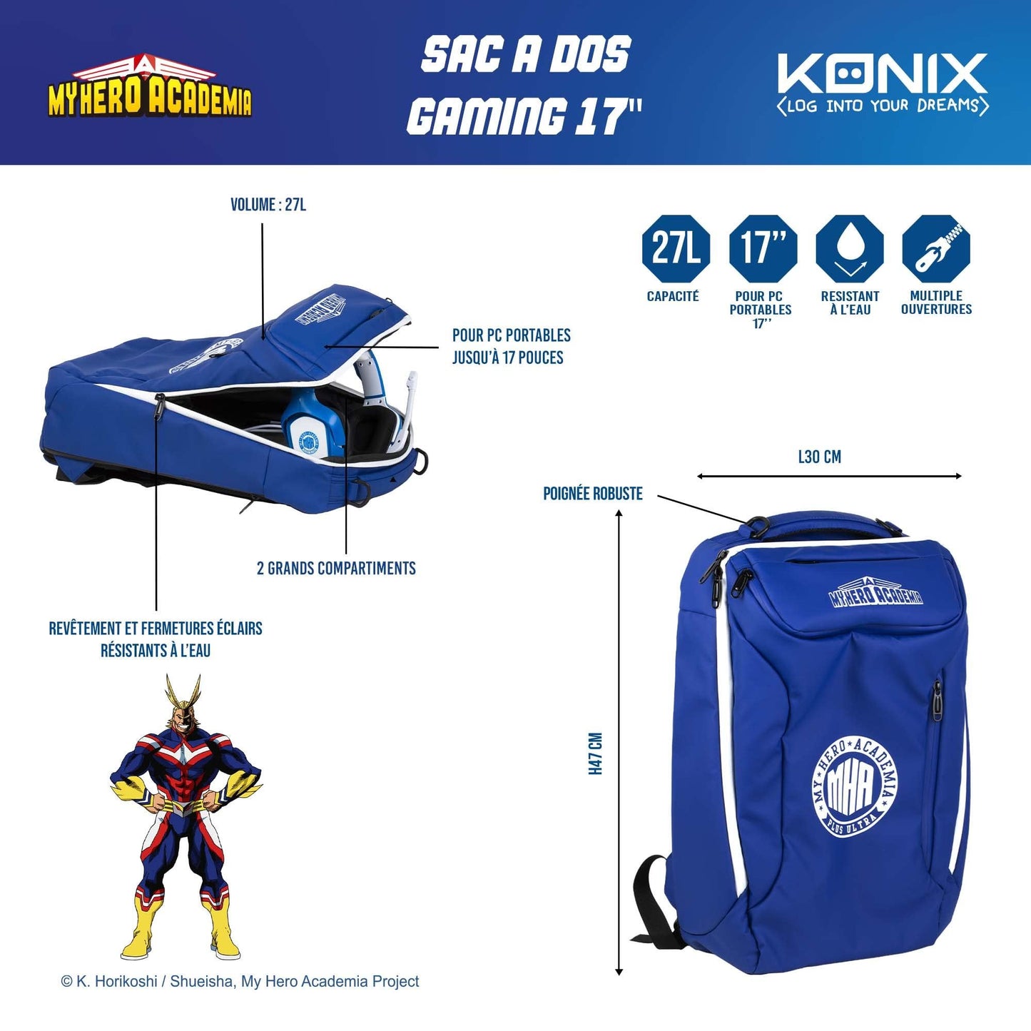 Mha Gaming Backpack Accessories (not machine speci