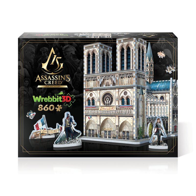 Wrebbit 3D Puzzle - Assassins Creed Notre Dame