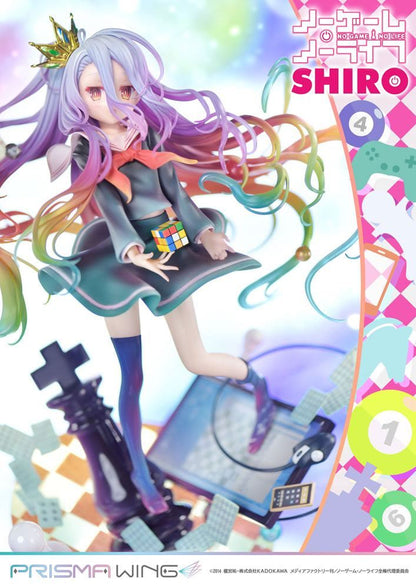 No Game No Life Prisma Wing PVC Statue 1/7 Shiro 27 cm