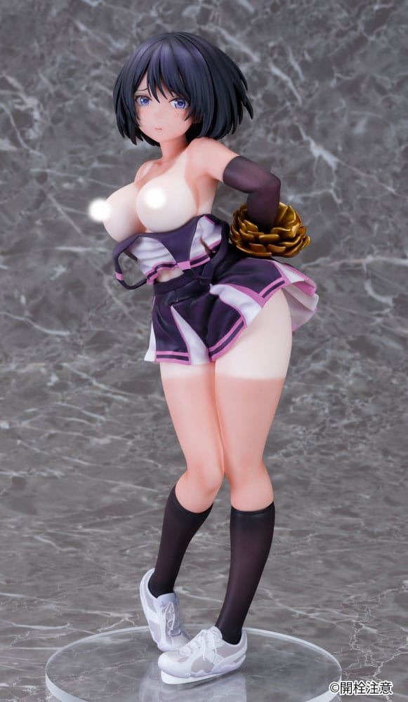 Erotic Gears Statue Cheer Girl Dancing in Her Underwear Because She Forgot Her S