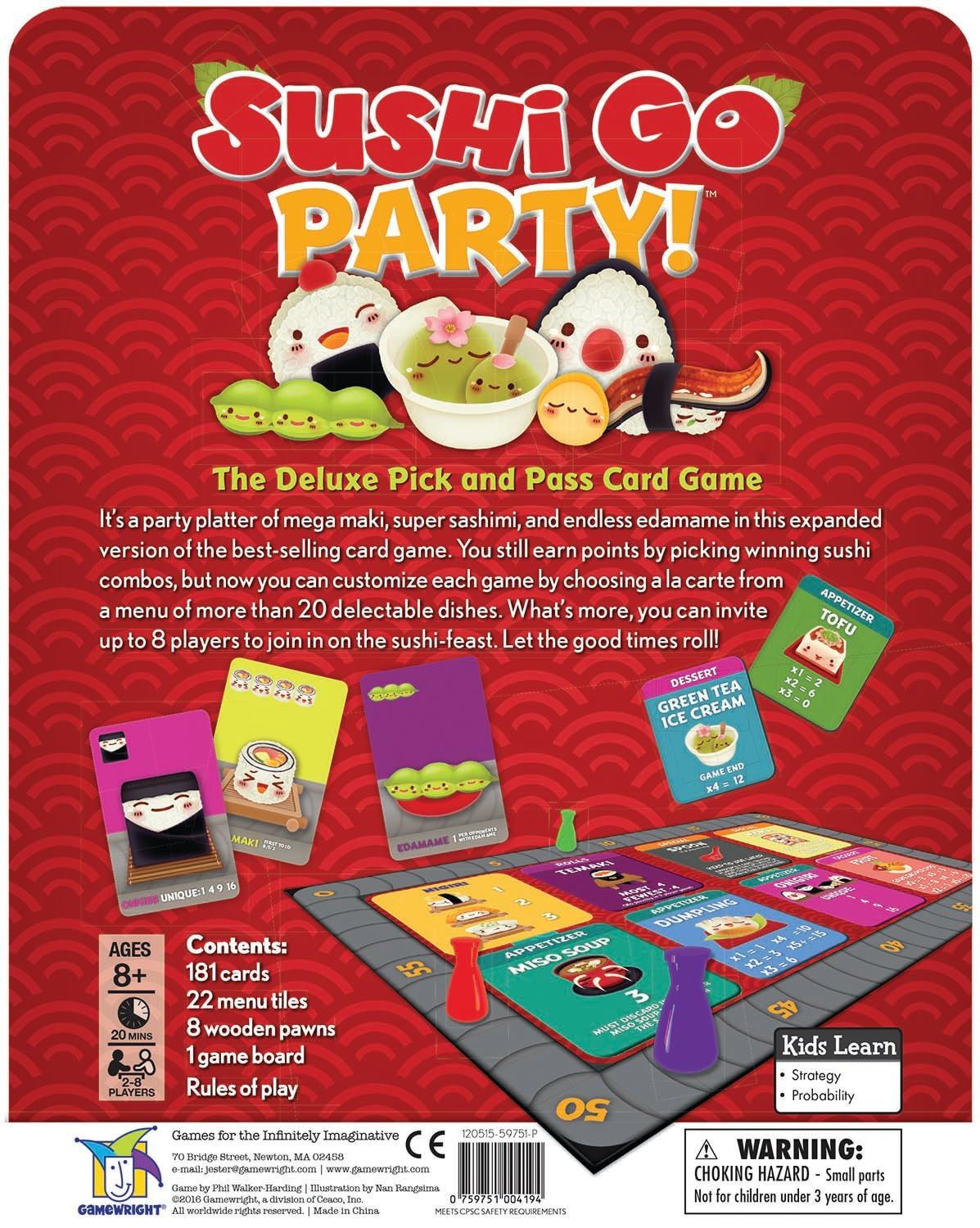 Gamewright - Sushi Go Party Game /Board Games