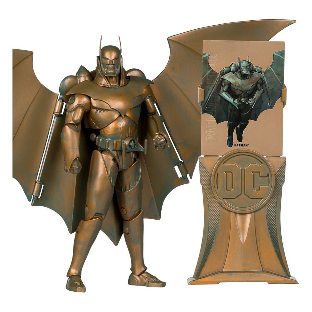 DC Multiverse Figure Armored Batman Kingdom Come Patina Edition Gold Label 18cm