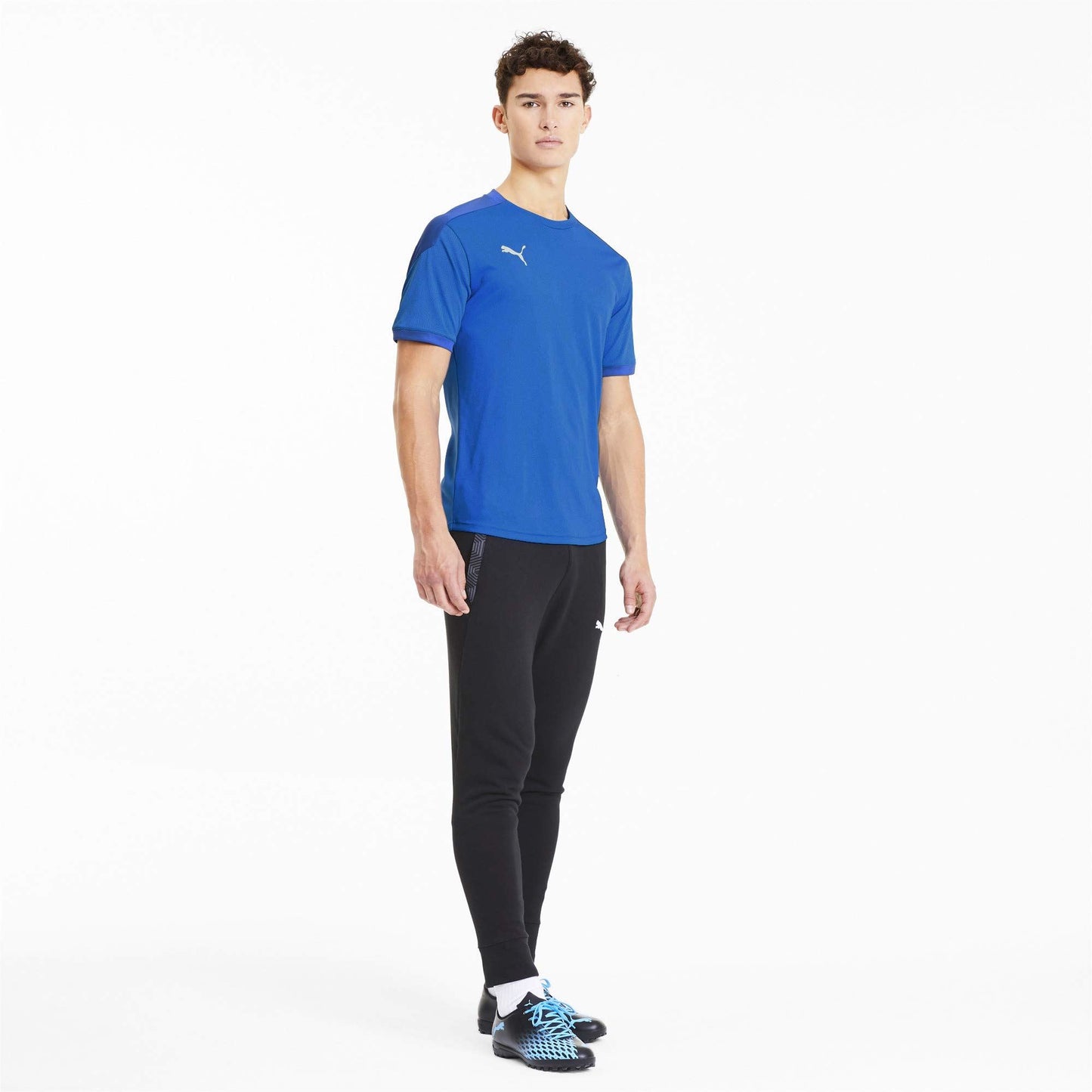 PUMA Final Training Jersey - Electric Blue / Team Power Blue (Medium)