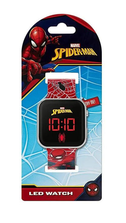 Peers Hardy - Disney Marvel Spiderman Red Strap Led Watch /Merchandise