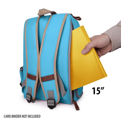 Enhance TCG Series Trading Card Backpack Designer Edition Blue Mid-Size