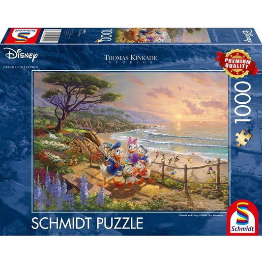 Thomas Kinkade: Disney Donald & Daisy A Duck Day Afternoon (1000pc)