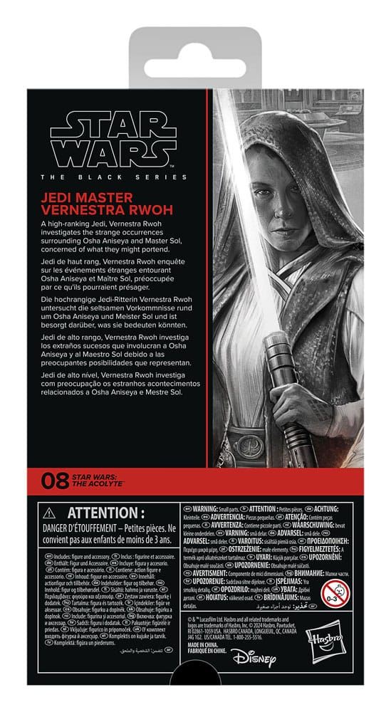 Star Wars: The Acolyte Black Series Action Figure Jedi Master Vernestra Rwoh 15