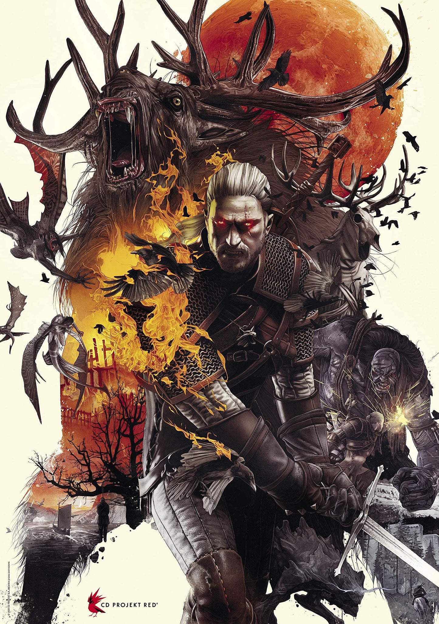 Good Loot: The Witcher (Monsters) 1000pcs Puzzle /Puzzles