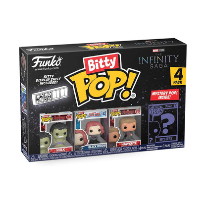 Marvel Bitty POP! Vinyl Figure 4-Pack Hulk 2,5 cm