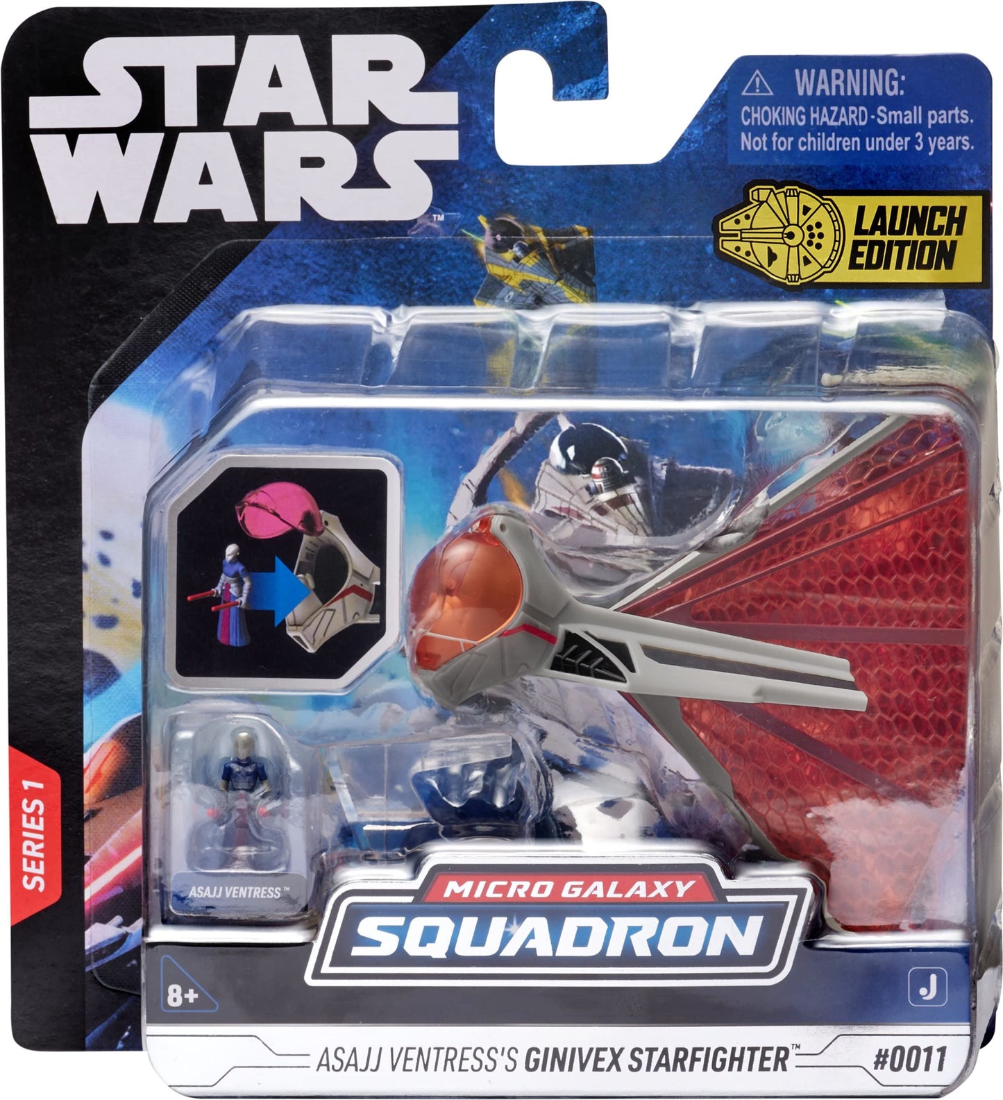 Star Wars - Micro Galaxy Squadron - Ginivex Starfighter /Toys