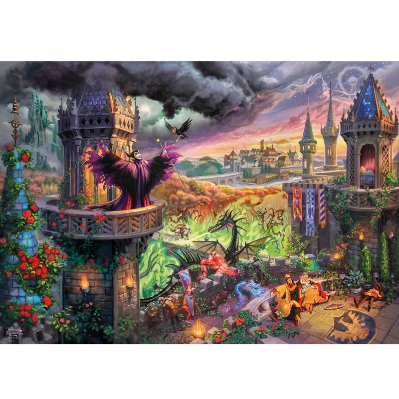 Thomas Kinkade: Disney Maleficent (1000pc)