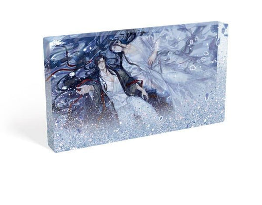 Grandmaster of Demonic Cultivation Acryl Block with Glitter Wei Wuxian & Lan Wan