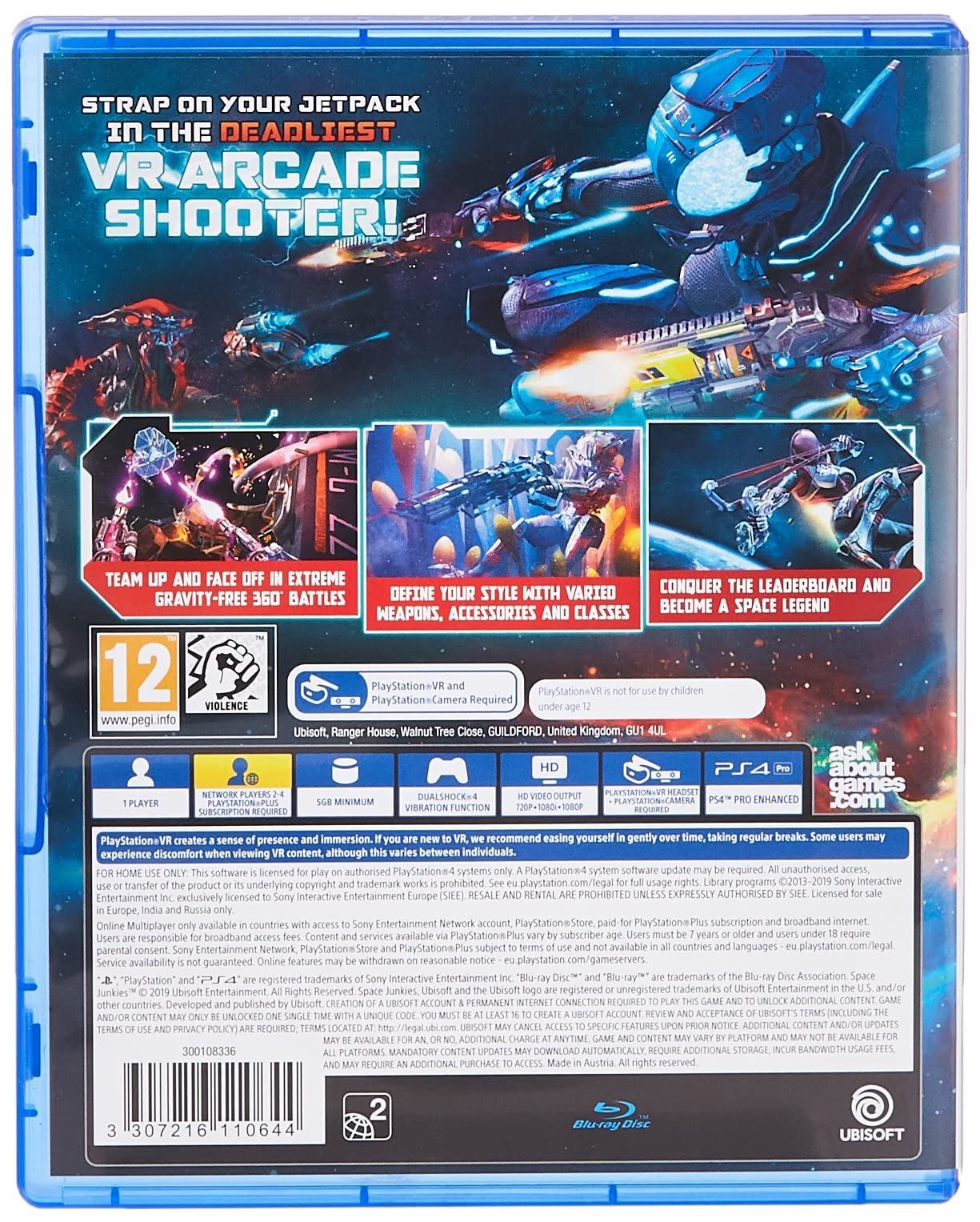 Space Junkies (For Playstation VR) /PS4 *New & Sealed*