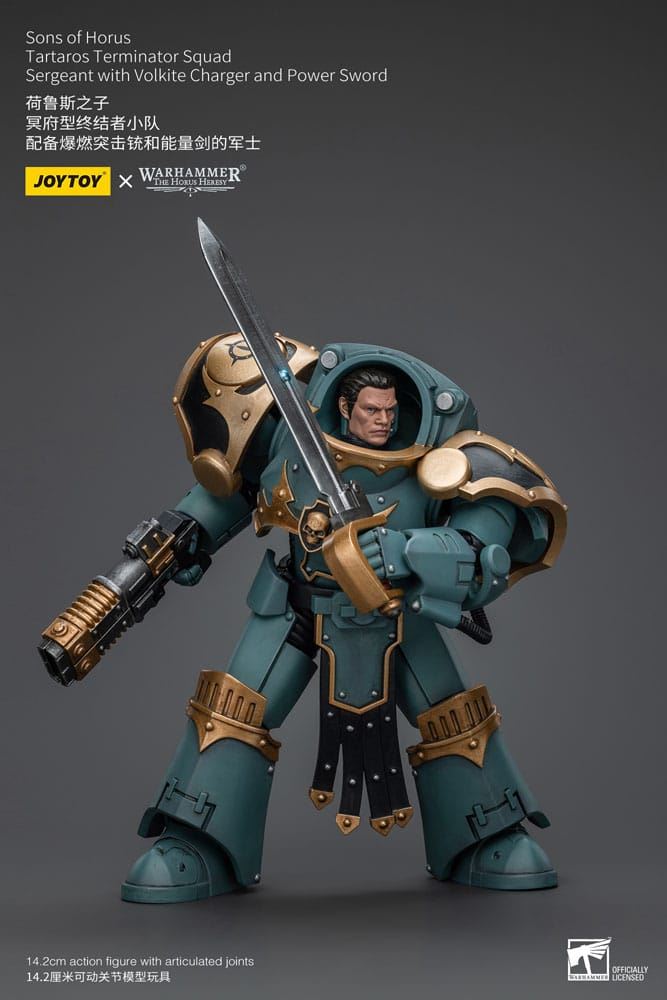 Warhammer Horus Heresy Tartaros Terminator Squad Sergeant Volkite 12cm