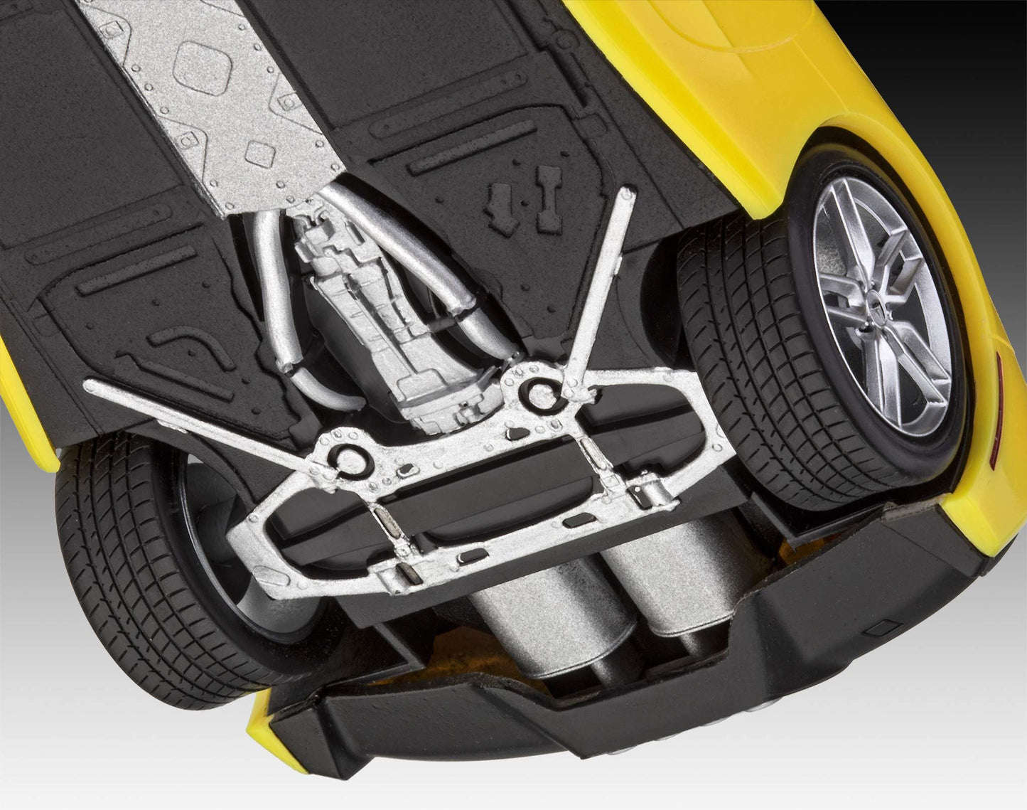 Revell Model Kit 2014 Corvette Yellow 1:25 07  /Toys