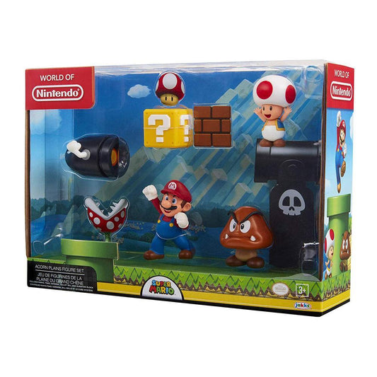 Nintendo - Super Mario Acorn Plains Diorama Playset /Toys