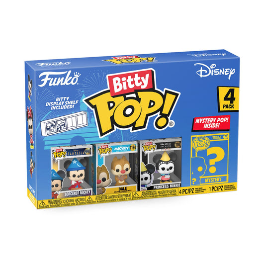 Disney Bitty POP! Vinyl Figure 4-Pack Sorcerer Mickey 2,5 cm