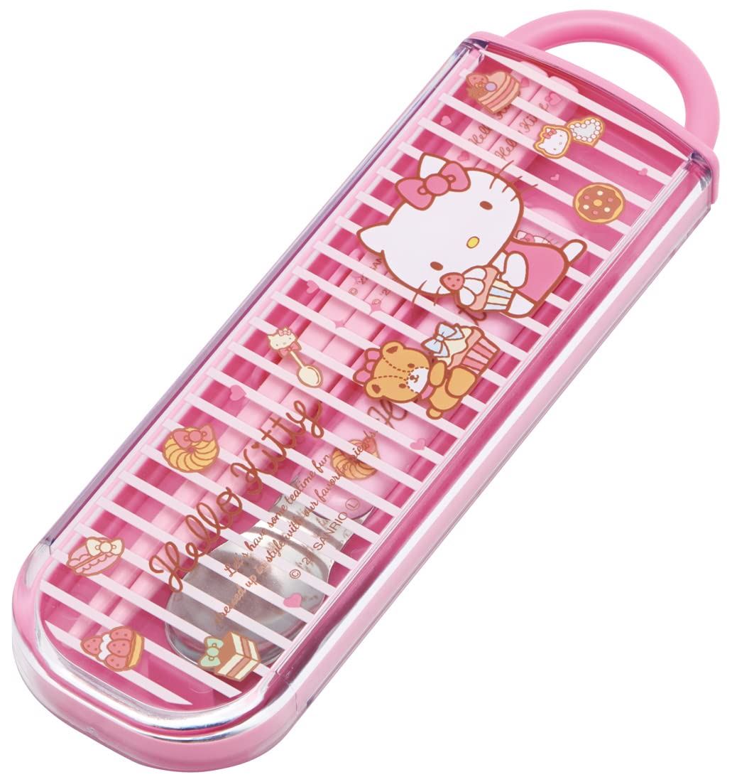 Hello Kitty Chopsticks & Spoon Sweety pink