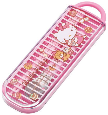 Hello Kitty Chopsticks & Spoon Sweety pink