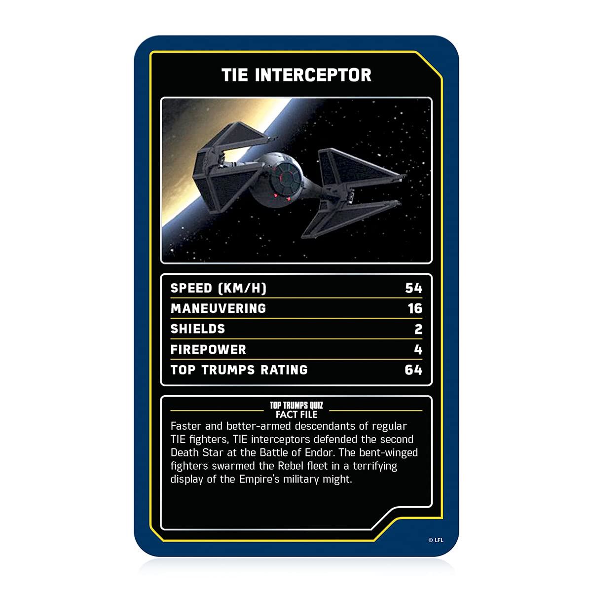 Top Trumps Specials Star Wars Starships /Toys