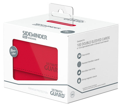Ultimate Guard Sidewinder 100+ XenoSkin Monocolor Red