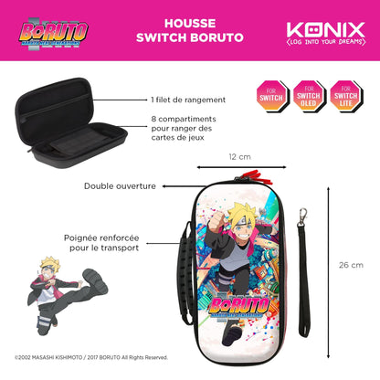 Konix Boruto Switch Gaming Carry Bag (Boruto World) /Switch