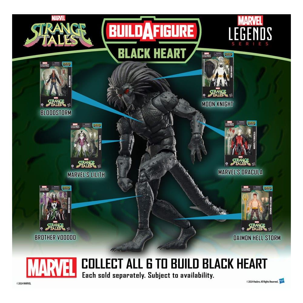 Strange Tales Marvel Legends Action Figure Marvel's Lilith BAF Blackheart 15cm
