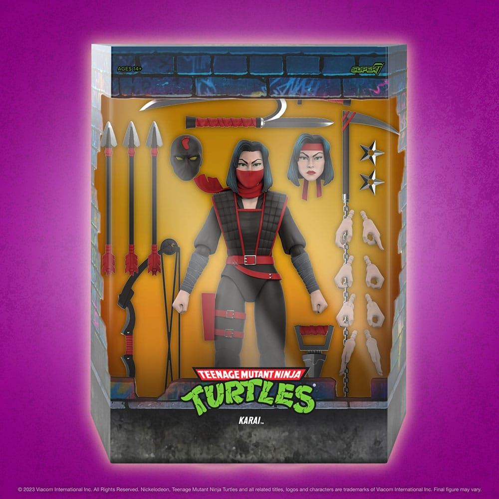 Teenage Mutant Ninja Turtles Ultimates Action Figure Karai 18 cm