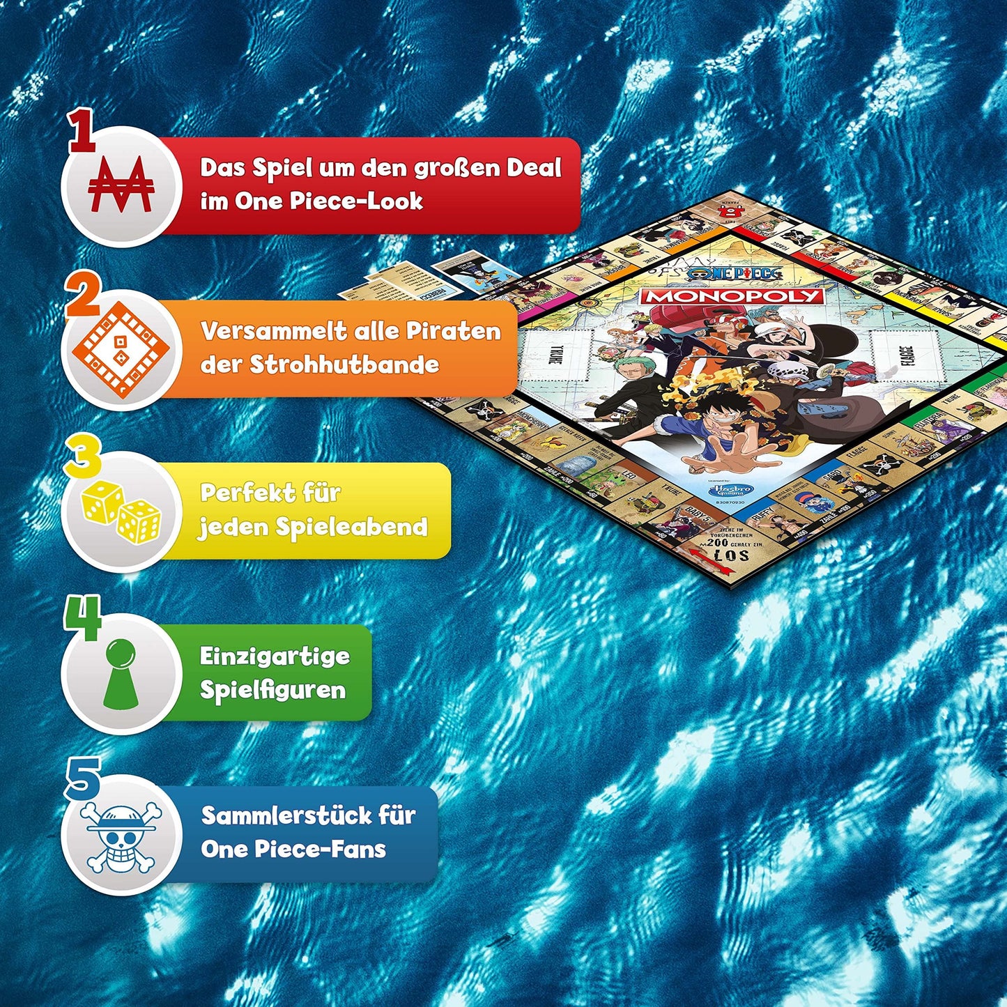 Monopoly - One Piece - Anime Merch - Alter 5+ - Deutsch