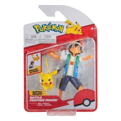 Pok?mon Battle Feature Figures Ash & Pikachu 11 cm