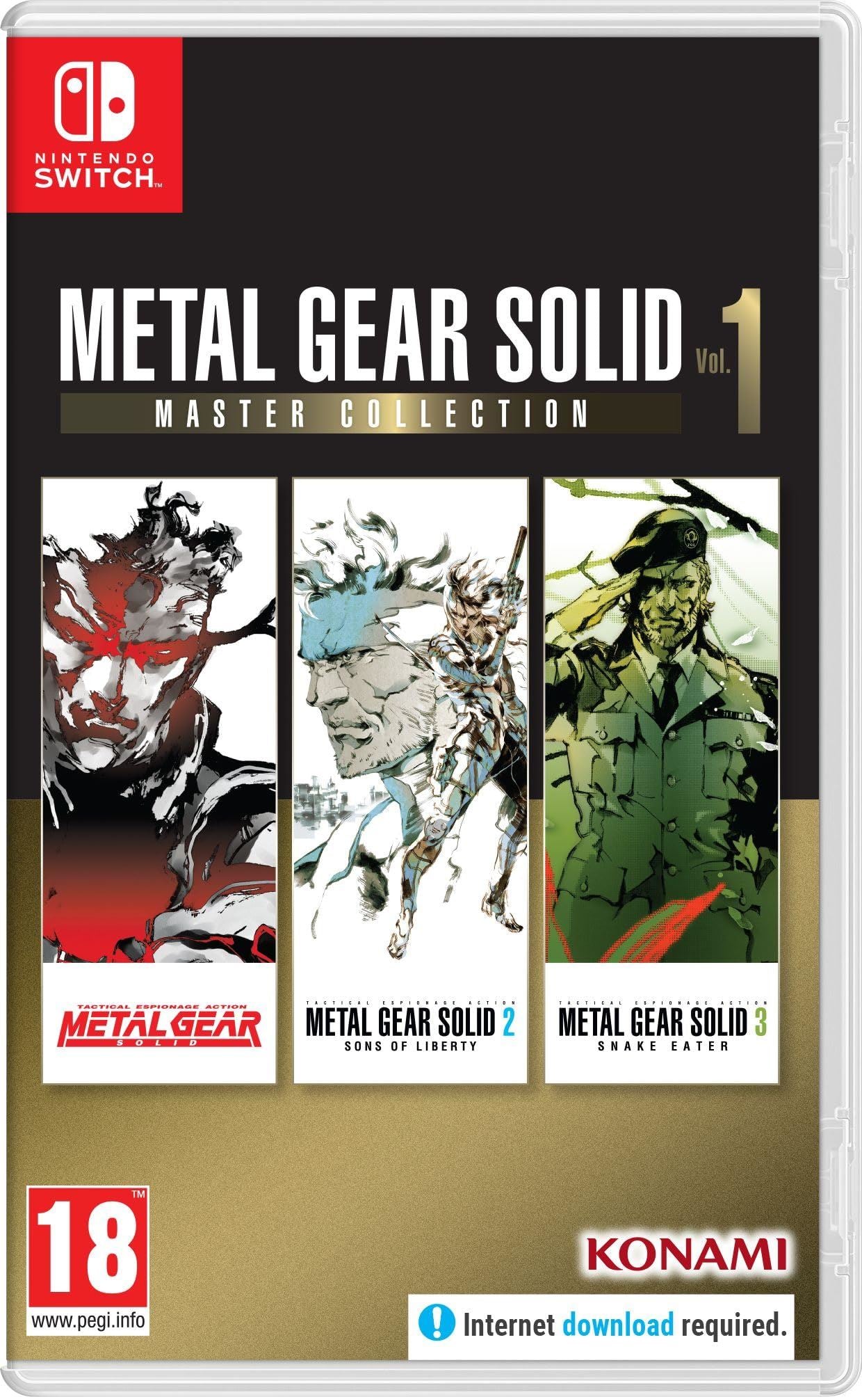 Metal Gear Solid: Master Collection Vol. 1 /Switch *New & Sealed*