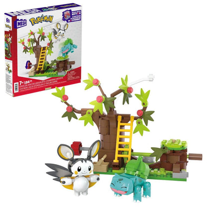 Pok?mon MEGA Construction Set Emolga And Bulbasaur's Charming Woods