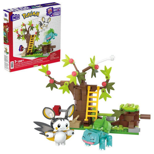 Pok?mon MEGA Construction Set Emolga And Bulbasaur's Charming Woods