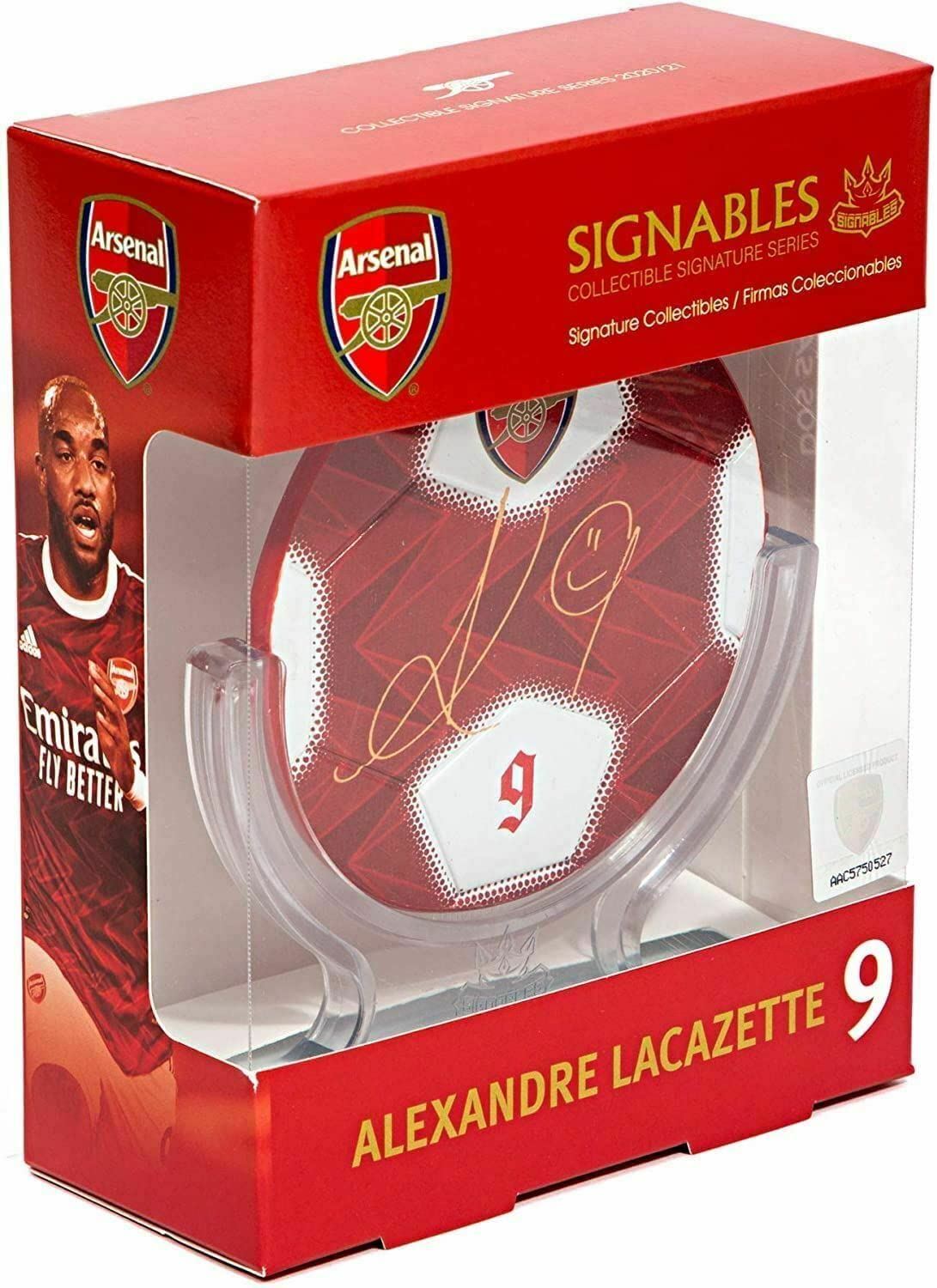 Signables Signature Disk - Arsenal (Alexandre Lacazette) /Merch