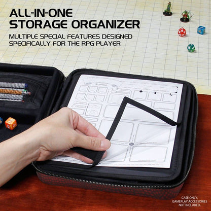 Enhance RPG Series Collector's Edition Organizer Case Red