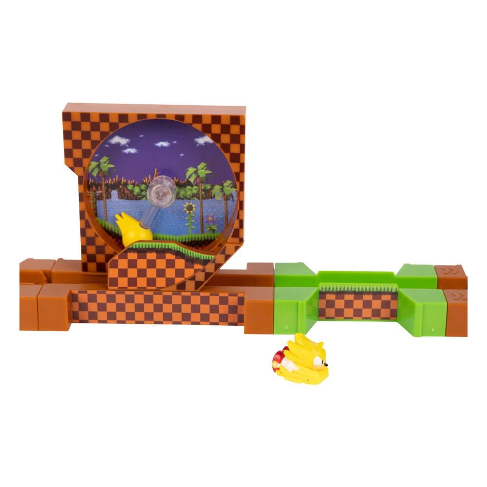 Sonic - The Hedgehog Go Go Racers Mini Figure Playset Launching ramps Deluxe