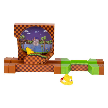 Sonic - The Hedgehog Go Go Racers Mini Figure Playset Launching ramps Deluxe