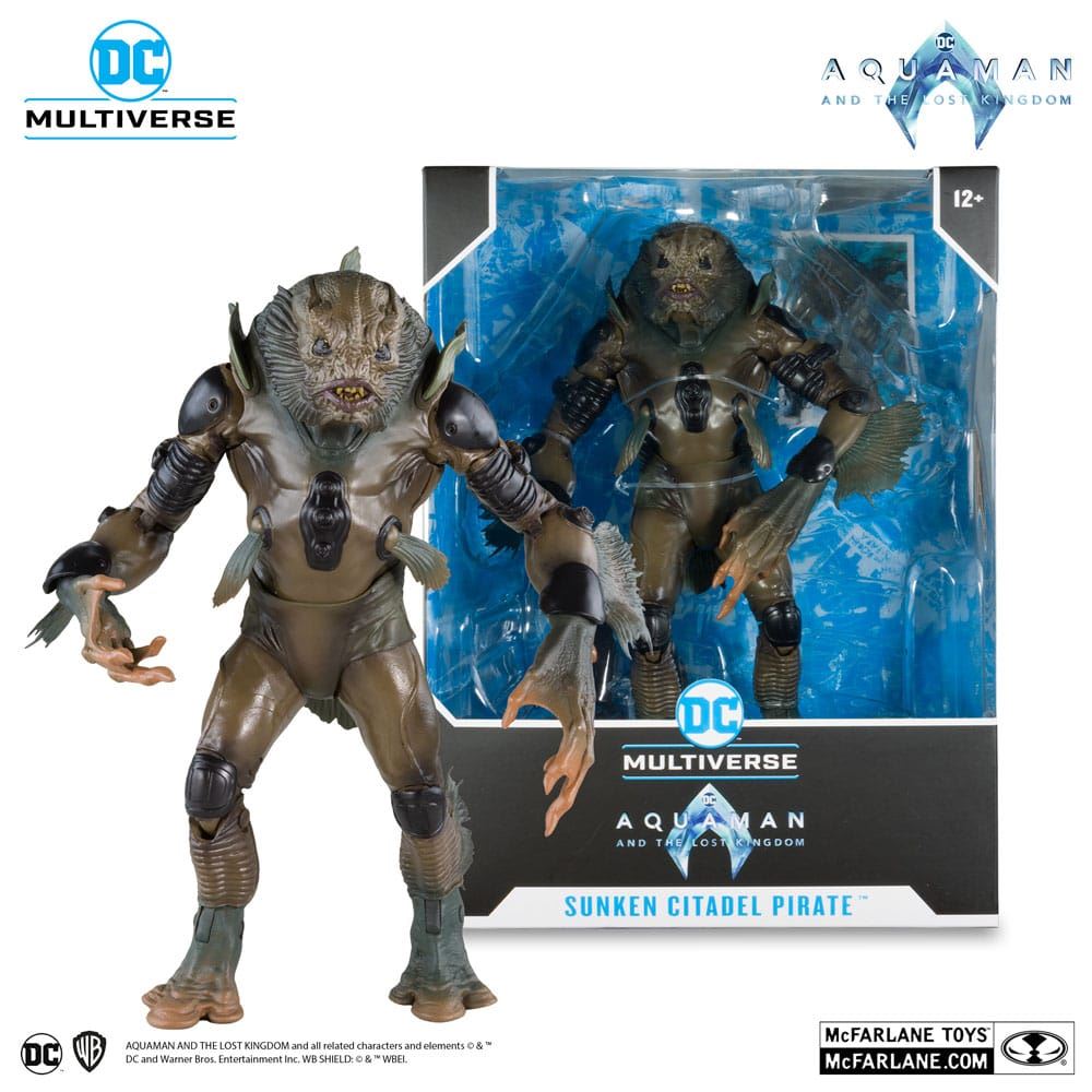 Aquaman & the Lost Kingdom DC Multiverse Megafig Sunken Citadel Pirate 30cm