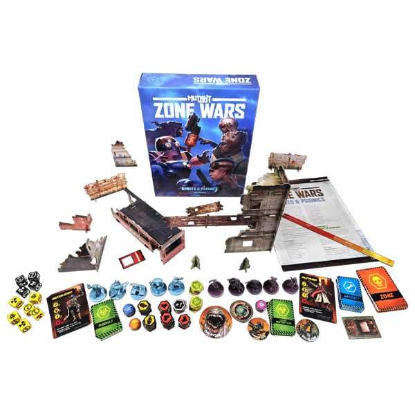 Free League: Mutant Year Zero: Zone Wars - Robots & Psionics Expansion - Boxed M