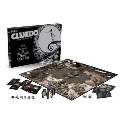 Winning Moves Nightmare Before Christmas Cluedo Board Game, Join Jack, Sally, Dr