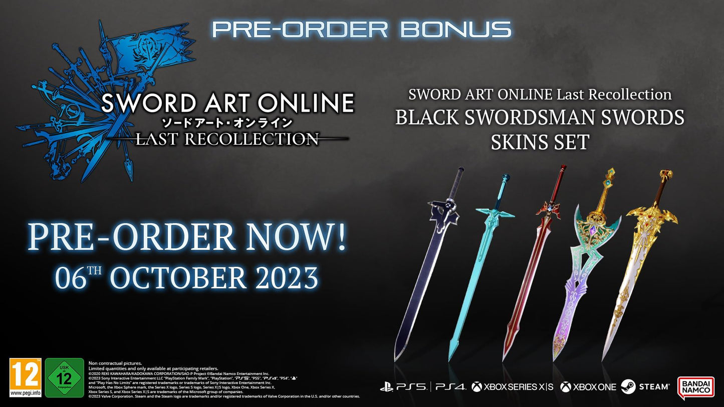 Sword Art Online: Last Recollection /PS5 *New & Sealed*