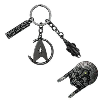 Star Trek II: The Wrath of Khan CHS Keychain and Pin Set