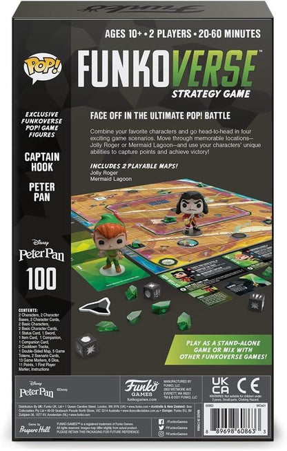 Funko - Funkoverse: Strategy Game (Disney - Peter Pan 2PK) POP! /Figures