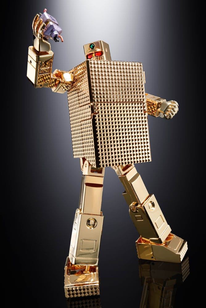 Golden Warrior Gold Lightan Soul of Chogokin Diecast Action Figure GX-32SP Gold