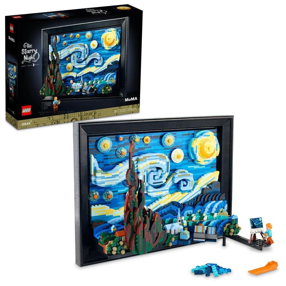 Lego Ideas 21333 the Starry Night - Vincent Van Gogh Lego