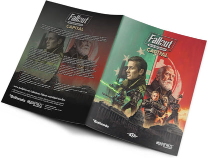 Fallout Wasteland Warfare: Capital Rules Expansion - RPG Book & 135 New Cards