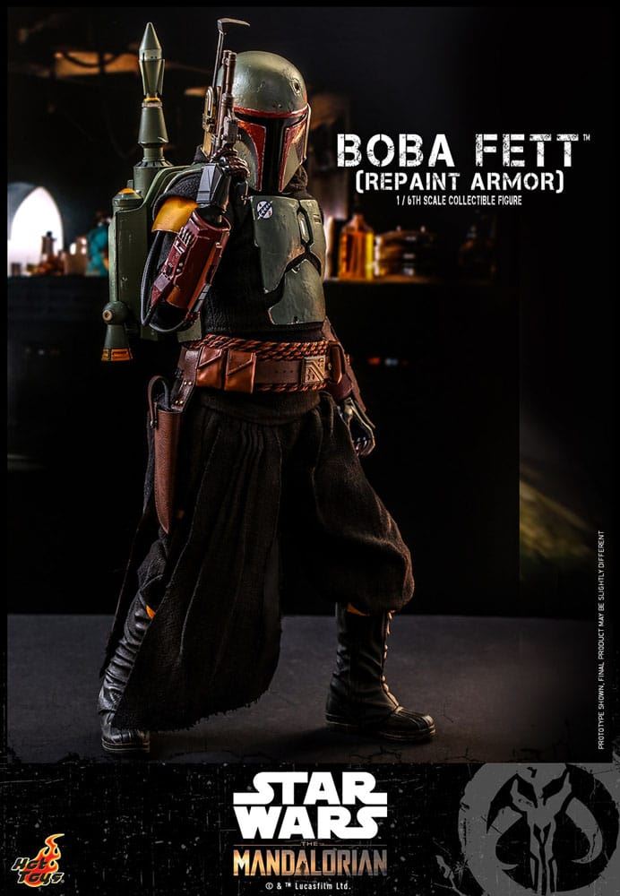Star Wars: The Mandalorian Action Figure 1/6 Boba Fett Repaint Armor Special Edi